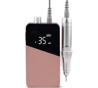 SHRGOMPIT Juego de taladro eléctrico portátil for uñas 35000 RPM for manicura profesional y pedicura. Lima eléctrica for salón