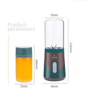 SHRGOMPIT Licuadora personal portátil, exprimidor eléctrico recargable por USB, licuadora eléctrica de frutas, recargable for el hogar(B)