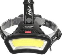 SHRGOMPIT Linterna Frontal, lámpara Frontal Recargable por USB, Linterna Frontal con Pilas, Linterna Frontal LED Potente, luz Frontal, luz de Pesca Impermeable