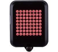 SHRGOMPIT Luz trasera for bicicleta, potente LED, recargable vía USB, resistente al agua, con sensor automático inteligente, indicador de dirección for ciclismo, advertencia de seguridad, lámpara tras