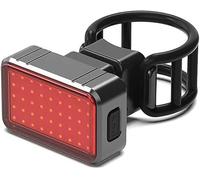 SHRGOMPIT Luz trasera for bicicleta recargable por USB: luz trasera LED for bicicleta de 100 lúmenes que se engancha fácilmente como luz trasera roja for una seguridad óptima en el ciclismo, luces tra