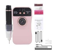 SHRGOMPIT Taladro de uñas profesional recargable por USB for acrílicas, herramienta portátil for manicura y pedicura for pulir esmerilar