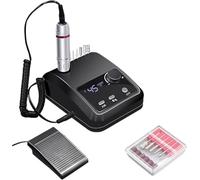 SHRGOMPIT Taladro eléctrico for uñas de 45000 RPM, lima eléctrica, pantalla HD, bolígrafo manicura metal, lijadora profesional for torno