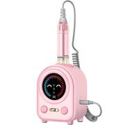 SHRGOMPIT Taladro eléctrico for uñas, lijadora de con cortadores, caja almacenamiento y juego manicura