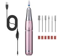 SHRGOMPIT Taladro eléctrico for uñas, taladro portátil for acrílicas, lima de 35000 RPM for manicura y pedicura, equipo for