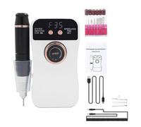 SHRGOMPIT Taladro eléctrico for uñas, taladro profesional recargable por USB for acrílicas, herramienta portátil for manicura y pedicura for pulir esmerilar