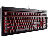 SHRGOMPIT Teclado mecánico con Cable for Juegos, 104 Teclas, Interfaz USB, for PC, Juegos de Deportes electrónicos, retroiluminación monocromática, Color Negro.
