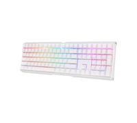 SHRGOMPIT Teclado mecánico for Juegos con Interruptor Negro, 104 Teclas, retroiluminación LED RGB, interruptores Cherry MX Azules for PC/Juegos.