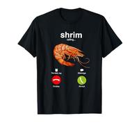 Shrim está llamando mal escrito divertido camarón llamando Camiseta