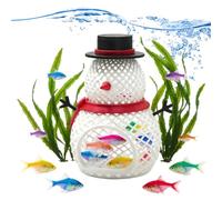 Shrimp Cave | Christmas Snowman 3D Printed Hollow out Decoration |