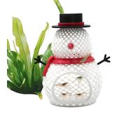 Shrimp Cave | Christmas Snowman 3D Printed Hollow out Decoration