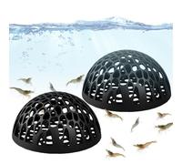 Shrimp - de hábitat para tanque de betta, 2 piezas decorativas para camarones y pequeñas vidas acuáticas, ideal para el hogar, escritorio, escuela, oficina, decoración de acuario, mejora el