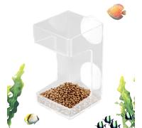 Shrimp Feeding Cup, Shrimp Feeding Dish with Suction Cup, Suction Cups Aquarium Feedings Dish | Clear Fish Tank Food Dishs For Turtle Betta Tetras Shrimps Saltwater Freshwater Office Home