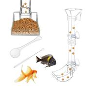 Shrimp Feeding Tube, Acuario Fish Alimentador, Authentic Clear Feeding