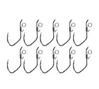 Shrimp Hooks, Bass Fishing Gear, 2,36 pulgadas Backstab Reusable Shrimp Holder Hook, Inshore Offshore River Pond Beach for Long-Term Use in Both Fresh and Saltwater Conditions