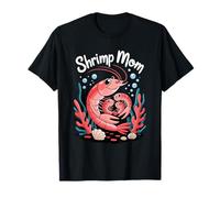 Shrimp Mom Cute Ocean Family Sea Life Camiseta