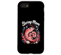 Shrimp Mom Cute Ocean Family Sea Life Carcasa para iPhone SE (2020) / 7/8