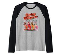Shrimp Whisperer Seafood Humor Party Vibe Camiseta Manga Raglan
