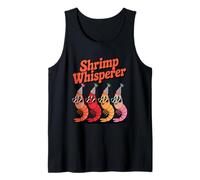 Shrimp Whisperer Seafood Humor Party Vibe Camiseta sin Mangas