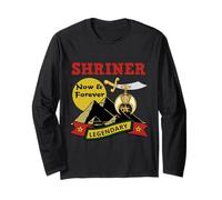 Shriner Legendary Now & Forever Shrine Mason Día de los Padres Manga Larga