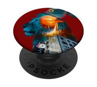 Shriners Lion Sunset_fez | Nobles PHA | Servir con_Smile PopSockets PopGrip Adhesivo