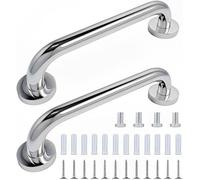 SHSHbuy Agarraderas Baño para Mayores,2 Piezas Agarrador Ducha,Tirador de Seguridad,30 cm Tirador de Acero Inoxidable para Discapacitada,Niños,Embarazo