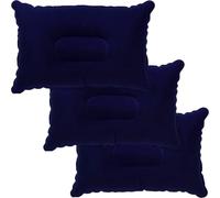SHSHbuy Cojines inflables 2PCS Almohadas de Camping Hinchables Almohada de Viaje Ultraligera Almohada de Playa para Exterior,Playa,Camping 35 x 22 cm