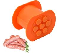 SHSHbuy Embutidora de Chorizos,Extrusora Manual para Salchichas de Perro Caliente con 7 Agujeros,Máquina de Perro Caliente,Exprimidor de palitos de Carne