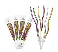 SHSMPXOY 24 Piezas Velas Cumpleaños,Velas Largas para Pasteles Con Soporte,Velas Color Pastel Arcoíris Tarta de Cumpleaños Espiral,Suministros de Decoración de Pasteles de Para Bodas (Colorido)