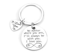 SHTALHST Llavero para esposa, regalo de alma gemela, llavero de acero inoxidable para parejas, regalo perfecto de aniversario y día de San Valentín para novio, novia, marido, esposa, alma gemela,