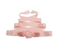 SHTGOI Cinturón de boda para mujer, con diamantes de imitación, cinturón de flores, cinta de satén, cinturón de cintura, vestido de novia, cinturón de cristal para dama de honor, vestido de noche,