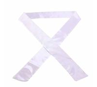 SHTGOI Cinturón de satén de 160 x 7 cm, cinturón largo de satén, cinturón de novia, se puede utilizar como bufanda de seda, cinta para el pelo, accesorio para el pelo, cinturón para vestido de noche,