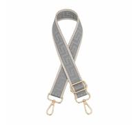 SHTGOI Correa de Hombro Con Patrón de Laberinto y Borde Beige, 3,8 cm de Ancho, Con Mosquetón de Oro Claro, Para Bolsillo