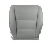 SHTLYH Fundas de asiento artificiales perforadas en la parte inferior del conductor para Acura RDX 2007-2012, color gris