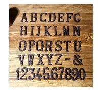 Shu 1pcs 80mm Metal Letters Numbers, Retro Cast Iron Door Number Plaques, DIY Street Address Outdoor Alphabet Sign(Letter K)