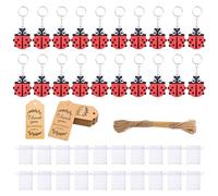 Shuade 1. Paquete de 20 llaveros de PVC para fiestas de metal para niños, decoración del hogar, regalos, llaveros coloridos para niños