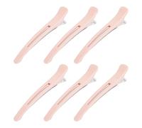 Shuade 6 pinzas para el pelo de pato para mujer con banda de silicona de agarre fuerte, ideal para delgadas y gruesas