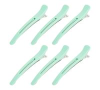 Shuade 6 pinzas para el pelo de pato para mujer con banda de silicona de agarre fuerte, ideal para delgadas y gruesas