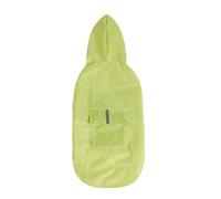 Shuade Abrigo impermeable para perros de cobertura completa, tiras reflectantes, chaquetas impermeables para exteriores, monos de fiabilidad, abrigo para mascotas para la cabeza del patio