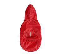 Shuade Abrigo impermeable para perros de cobertura completa, tiras reflectantes, chaquetas impermeables para exteriores, monos de fiabilidad, abrigo para mascotas para la cabeza del patio