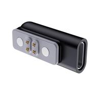 Shuade Adaptador de carga USB C de metal, diseño reversible para auriculares de carrera, sistemas de alimentación rápida, adaptador de carga para auriculares