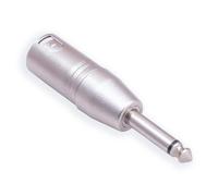 Shuade Adaptador macho TRS de 1/4 pulgadas a XLR macho, conector audioed, cambio de puerto, adaptador de acoplador equilibrado de 6,35 mm para consola de mezcla