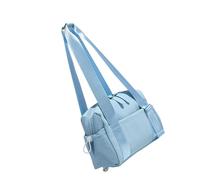 Shuade Bolsa de gran capacidad para fitness, cosméticos, deportes al aire libre, gimnasio, bolsa de hombro con separación húmeda y seca, duradera, Color azul