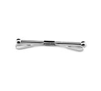 Shuade Clip para corbata, alfiler para corbata, alfiler de corbata para hombre, formal, boda, fiesta, camisa, N, Acero inoxidable