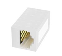 Shuade Conectores RJ45 hembra a acopladores chapados en oro de alta calidad para Internet de alta velocidad y extensión de cable de red a extensor Ethernet