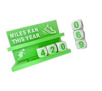 Shuade Contador de kilometraje para entusiastas del fitness, diseño impreso en 3D, seguimiento visual del progreso, podómetro, establecimiento de objetivos, contador de kilometraje