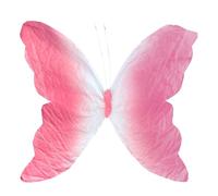 Shuade Decoraciones de mariposa de papel arrugado: instalación de clip sin herramientas para imágenes minoristas y estilo de eventos, mariposas de papel de clip de una sola capa