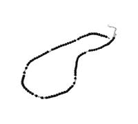 Shuade Elegante collar de piedras preciosas naturales turquesa/ónixs, gargantilla de longitud ajustable, accesorio de cadena de clavícula para mujer, Cobre