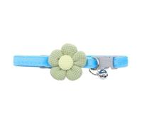Shuade Gargantilla para gatos, collar de campanas, collar de campanas, collar de flores, collar de campanas para mascotas, suministros de fiesta, disfraz de mascota