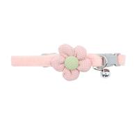 Shuade Gargantilla para gatos, collar de campanas, collar de campanas, collar de flores, suministros de joyería para mascotas, suministros de fiesta, disfraz de mascota